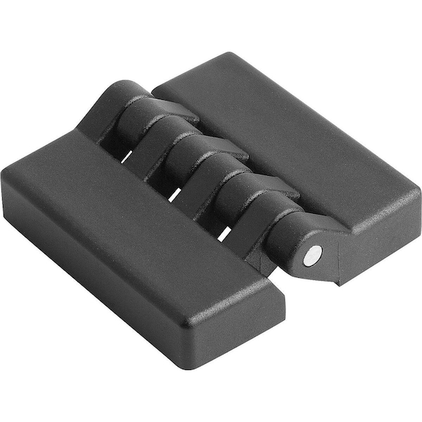 Hinge W. Bush 95X95, Thermoplastic Black, A1=31, 5, A2=31, 5, A3=47, 5, A4=47, 5